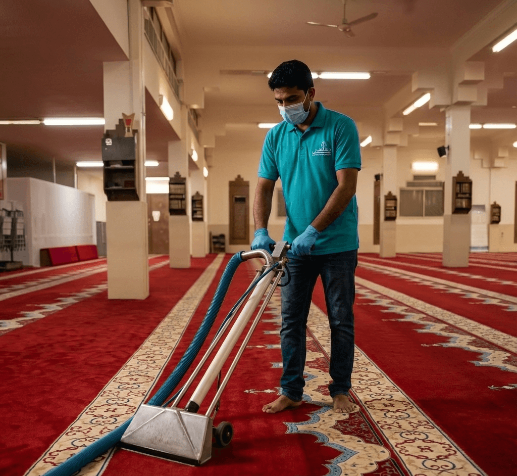 تنظيف المساجد وقاعات الصلاة